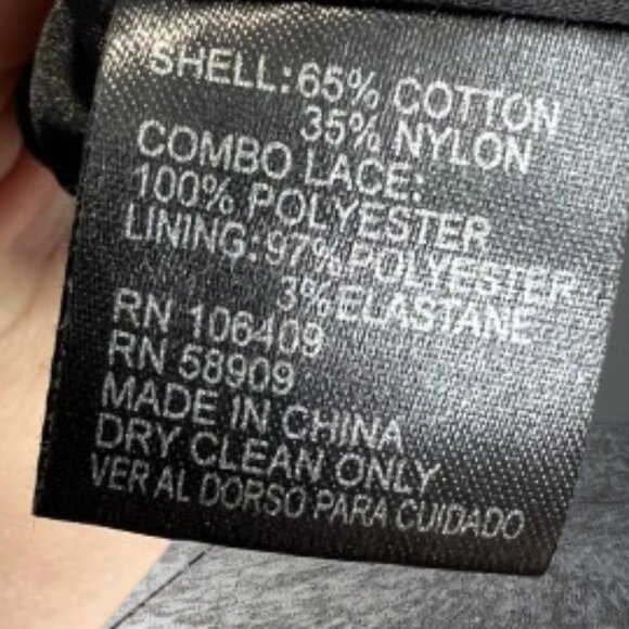 Gianni Bini Black Cocktail Dress Adjustable Straps Size 4 - Picture 6 of 7